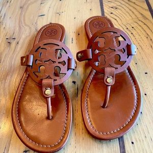 Tori Burch sandals like new.  Gently used size 9.